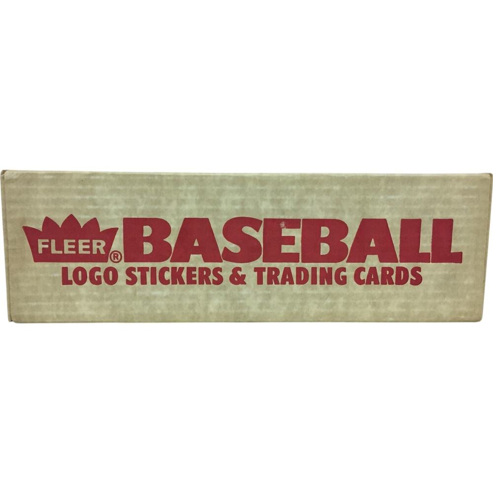 1989 Complete Set Fleer Baseball Logo Stickers And Trading Cards 8614-A